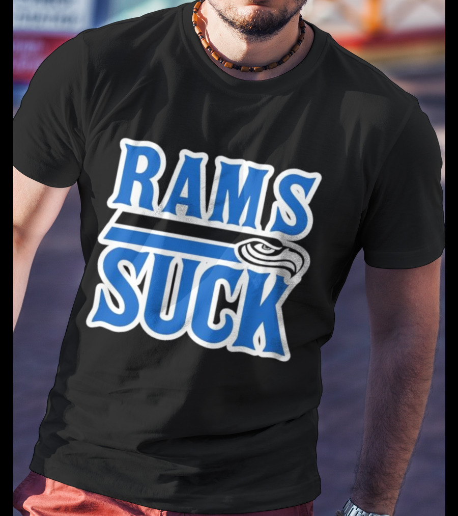 Rams Suck Seattle Seahawks Rivalry Game Day Fan Spirit T-Shirt