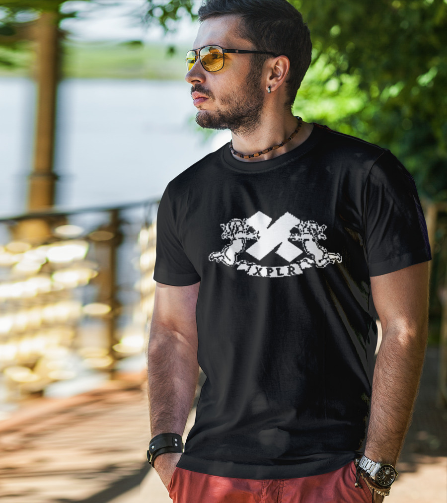 XPLR Angel Cherub Knit Emblem T-Shirt