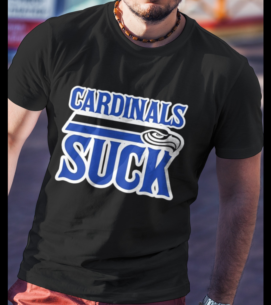 Cardinals Suck Seattle Seahawks Fan Rivalry T-Shirt