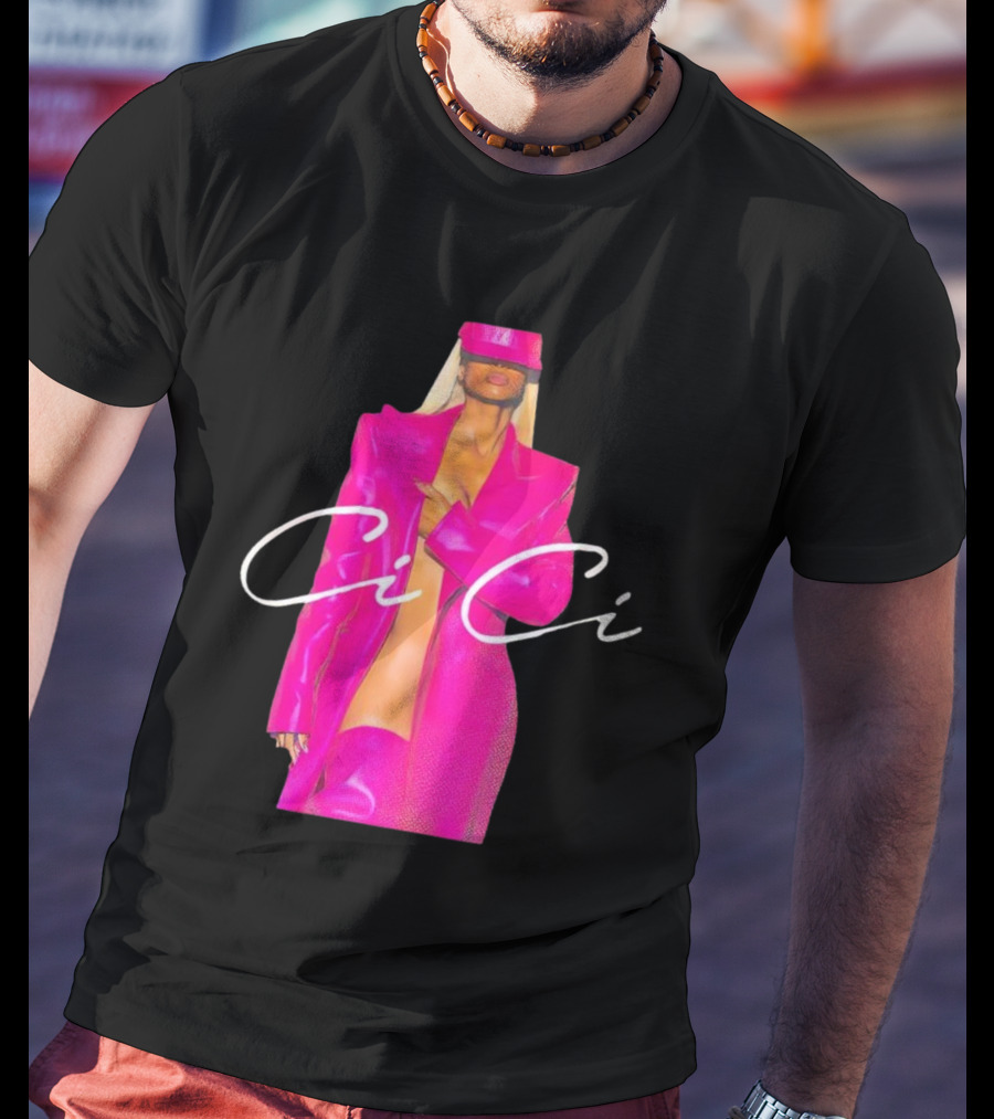 Ciara CiCi Bold Pink Fashion T-Shirt