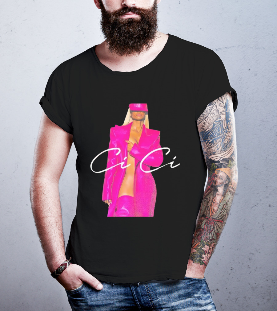 Ciara CiCi Bold Pink Fashion T-Shirt