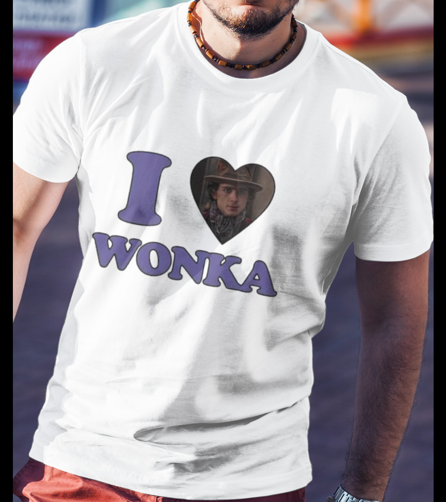 I Heart Wonka Movie Character T-Shirt