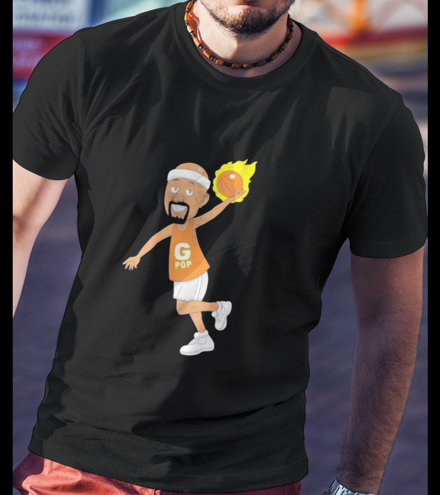 G Pop Flame Basketball T-Shirt