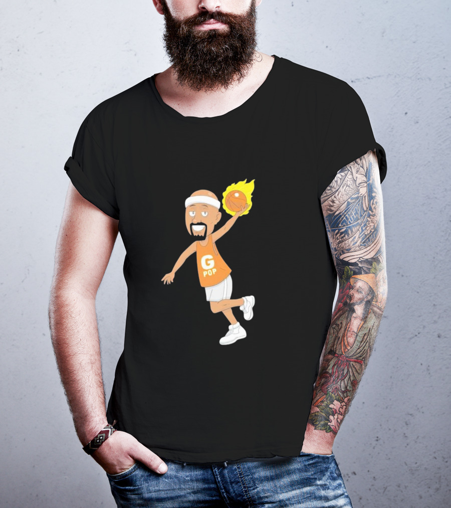 G Pop Flame Basketball T-Shirt