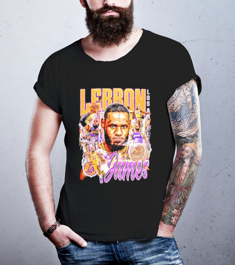 LEBRON JAMES LOS ANGELES LAKERS 23 ICONIC BASKETBALL LEGEND T-Shirt