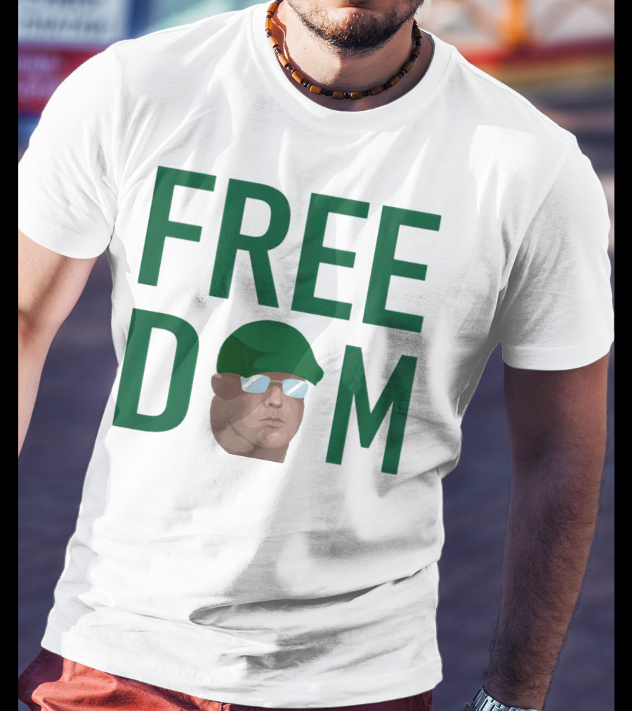 FREEDOM Kyle Pagan Green Hat Sunglasses T-Shirt