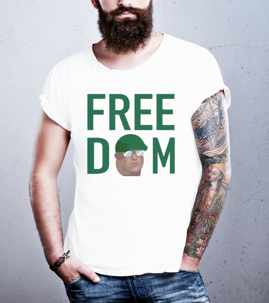 FREEDOM Kyle Pagan Green Hat Sunglasses T-Shirt