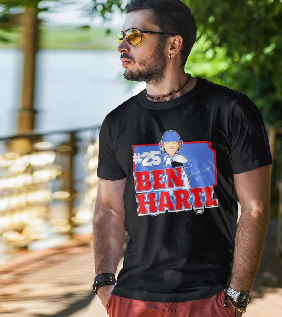 25 Ben Hartl Cartoon Signature T-Shirt