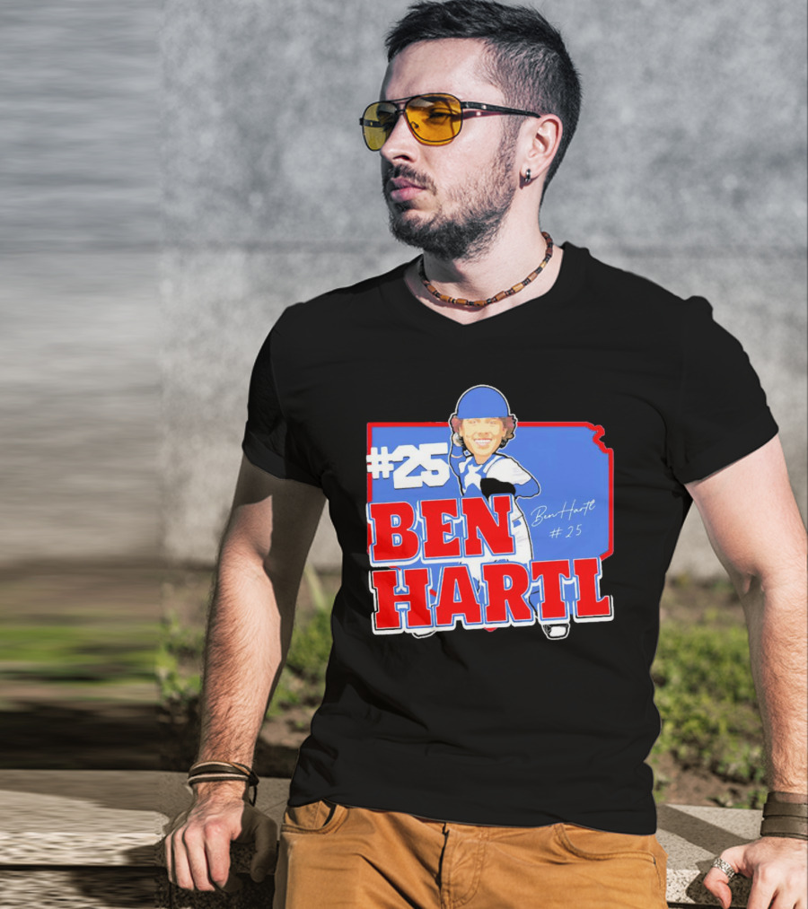 25 Ben Hartl Cartoon Signature T-Shirt