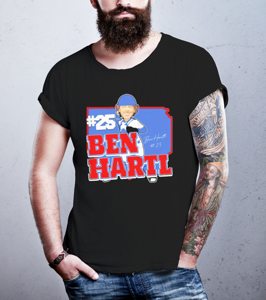 25 Ben Hartl Cartoon Signature T-Shirt