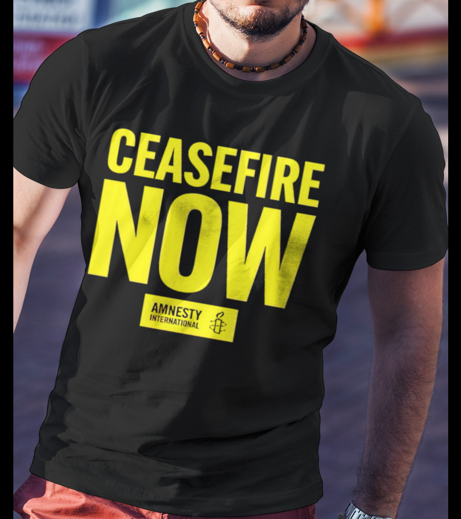 Ceasefire Now Amnesty International T-Shirt