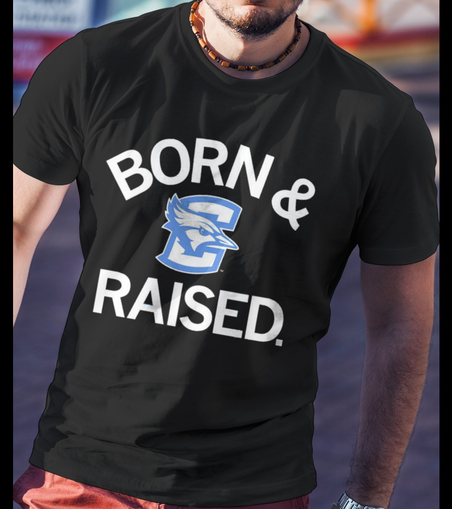 Creighton Bluejays Born And Raised T-Shirt