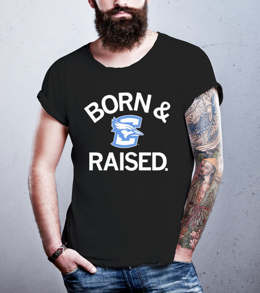 Creighton Bluejays Born And Raised T-Shirt