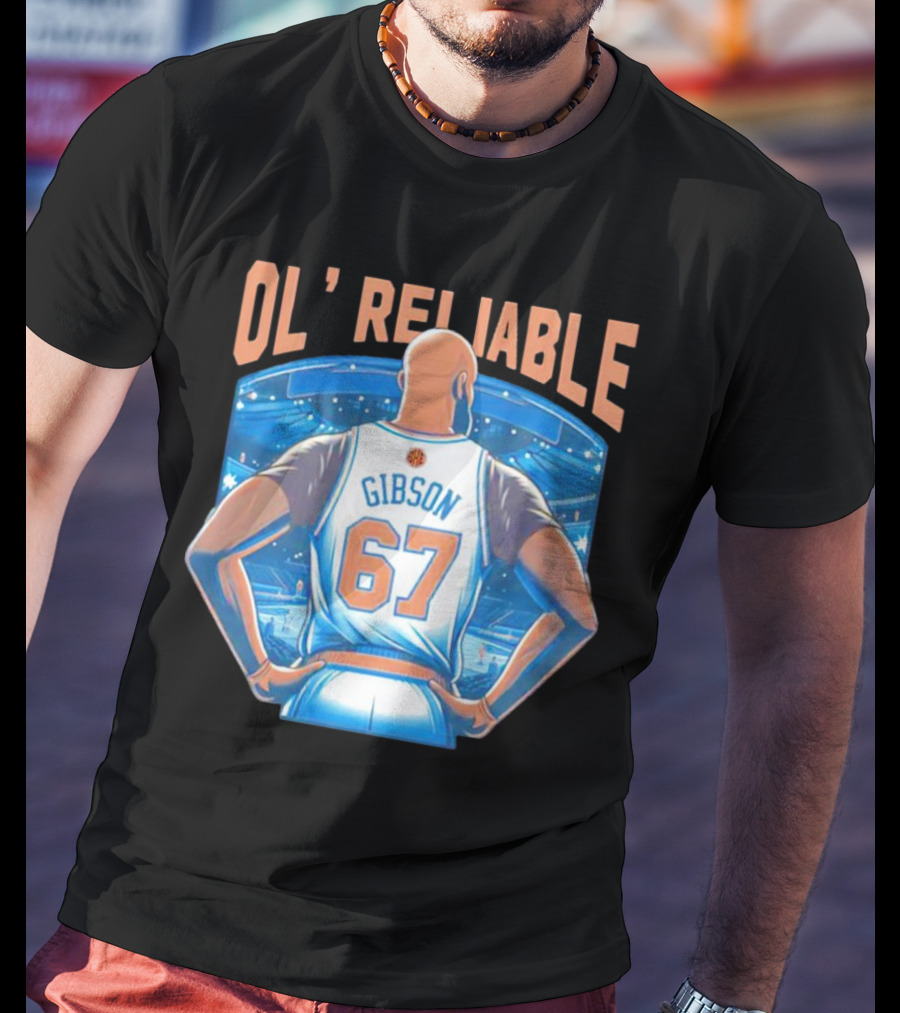 Gibson Ol' Reliable 67 Basketball Arena Scene T-Shirt