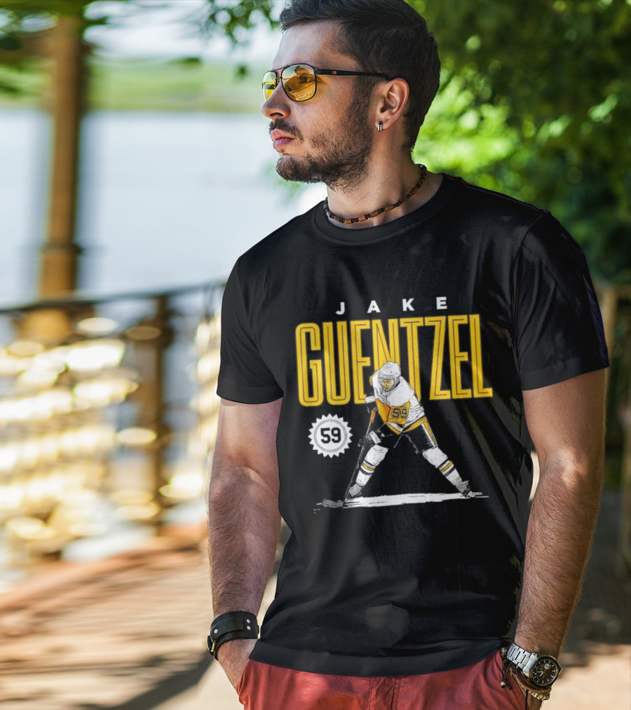 Jake Guentzel Pittsburgh 59 Hockey Player T-Shirt