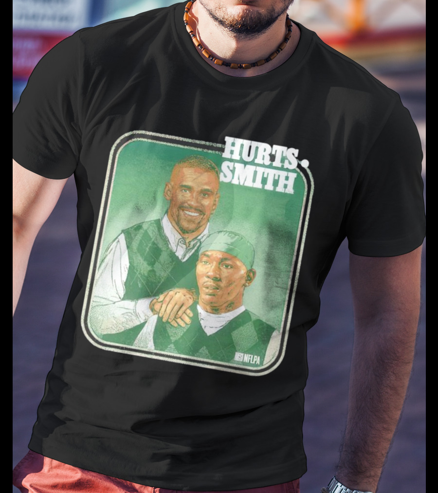 Jalen Hurts DeVonta Smith Philadelphia Step Brothers NFLPA Football T-Shirt