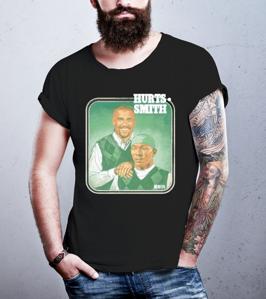 Jalen Hurts DeVonta Smith Philadelphia Step Brothers NFLPA Football T-Shirt
