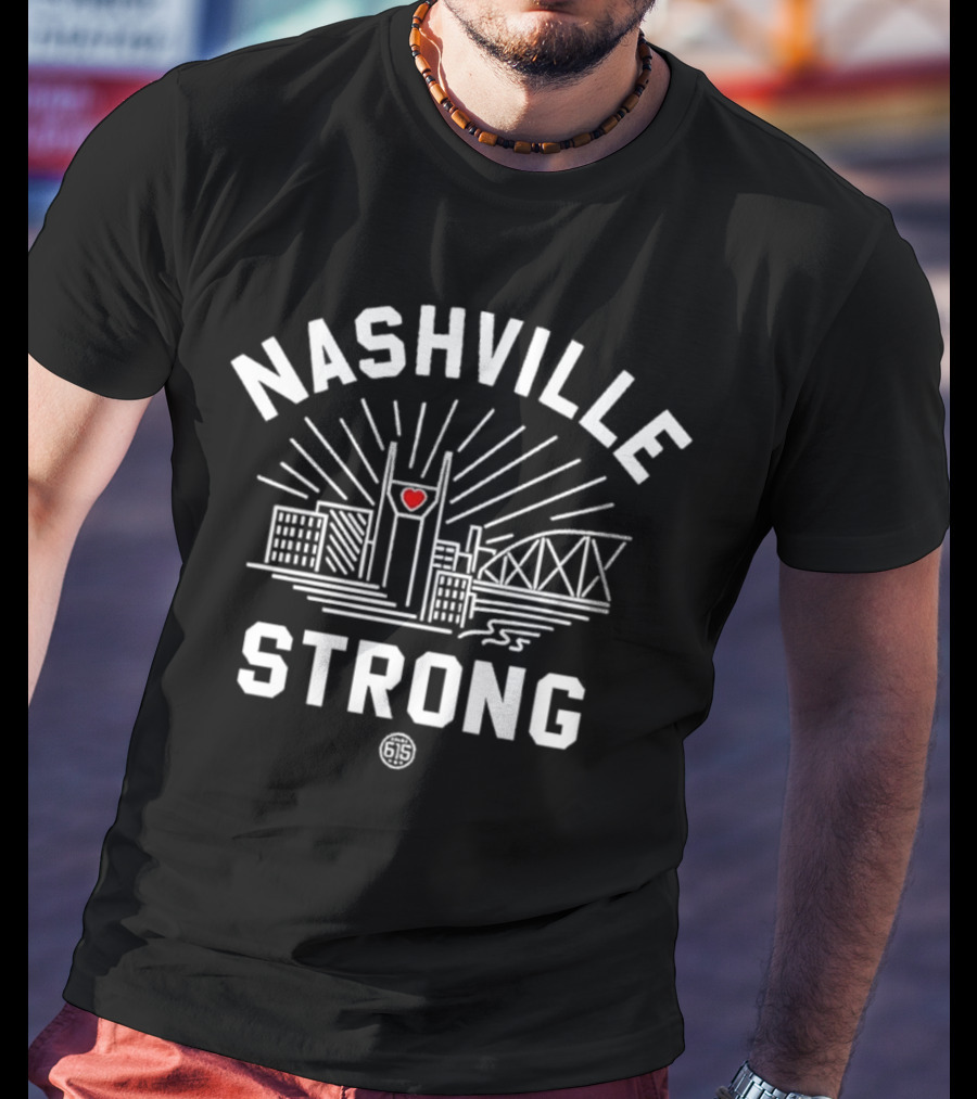 Nashville Strong Project 615 Skyline Heart Edition T-Shirt