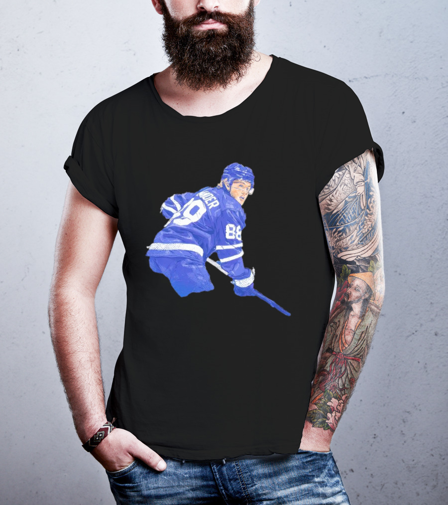 William Nylander Toronto Hockey Player Blue Jersey 88 T-Shirt
