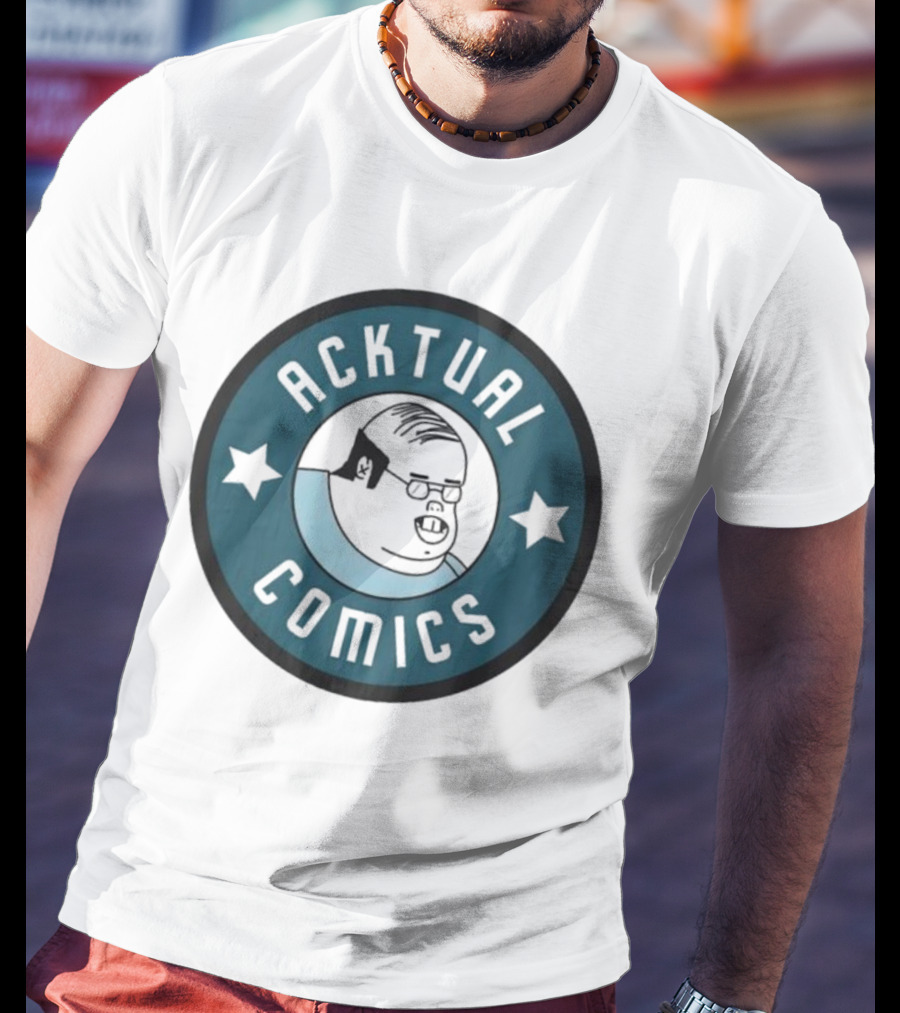 Acktual Comics Star Emblem T-Shirt