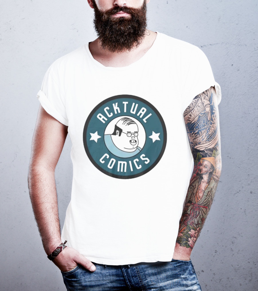 Acktual Comics Star Emblem T-Shirt