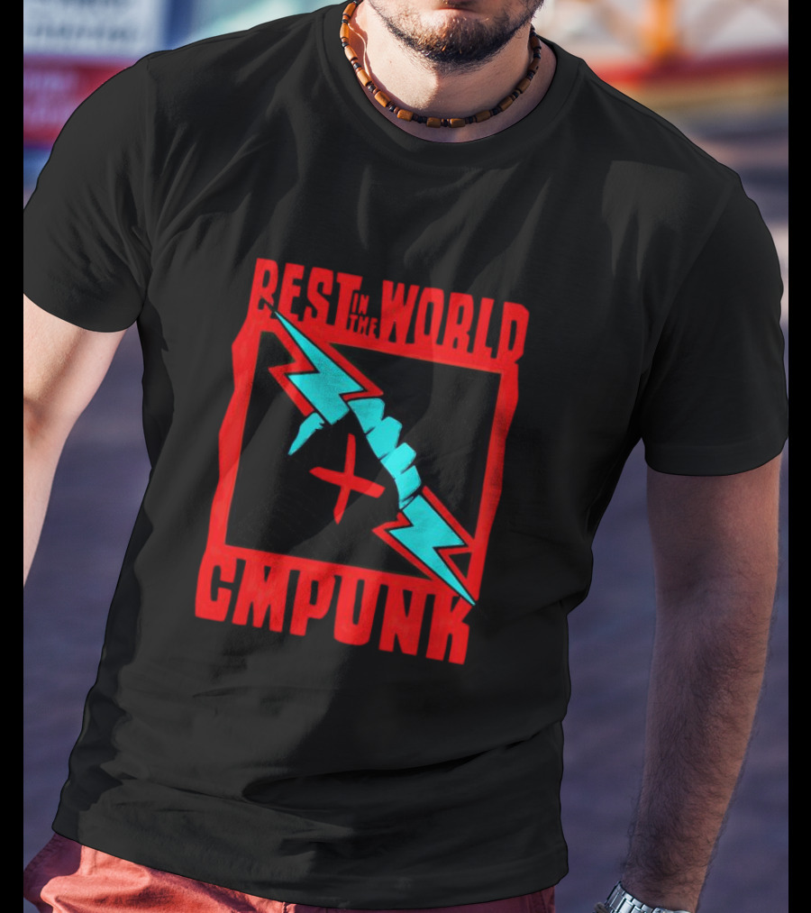 Best In The World CM Punk Catchomania Lightning Fist T-Shirt