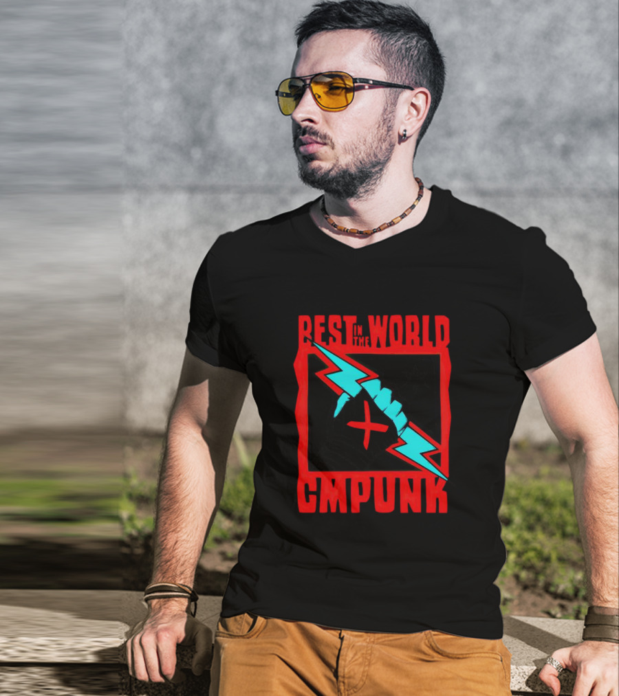 Best In The World CM Punk Catchomania Lightning Fist T-Shirt