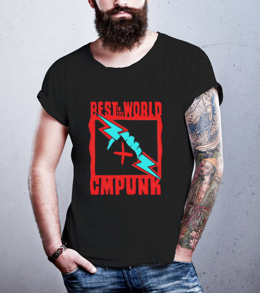 Best In The World CM Punk Catchomania Lightning Fist T-Shirt