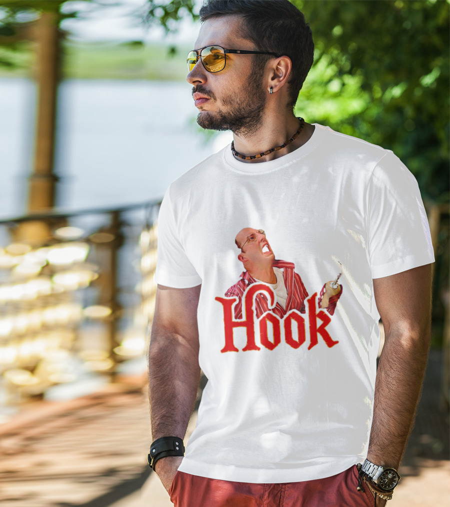 Buster Bluth Hook Screaming Red Striped T-Shirt