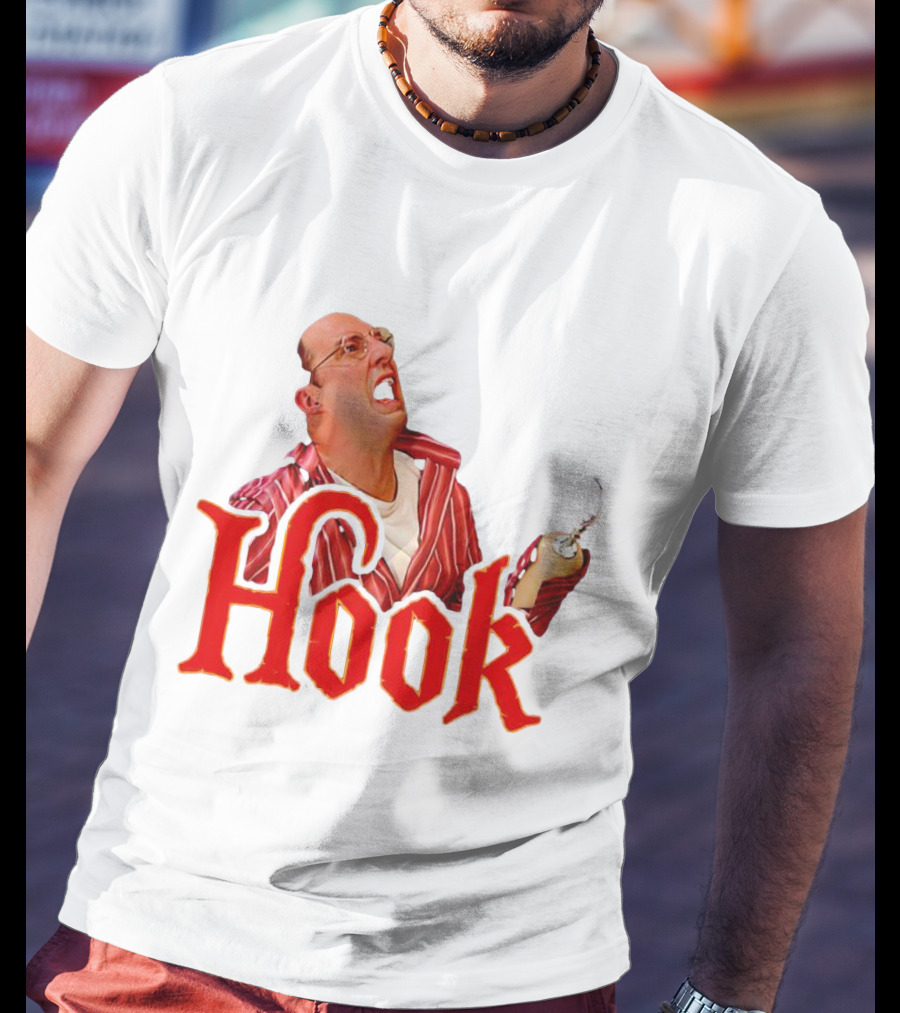 Buster Bluth Hook Screaming Red Striped T-Shirt