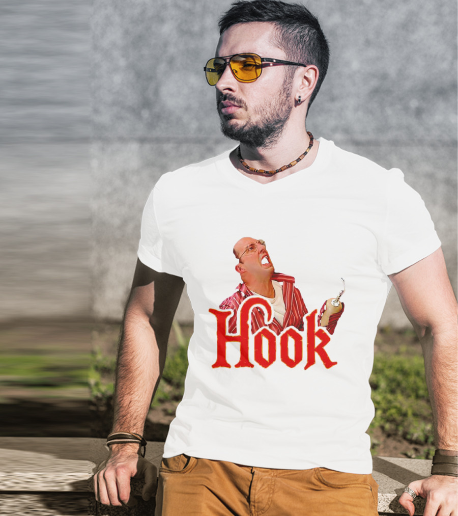 Buster Bluth Hook Screaming Red Striped T-Shirt