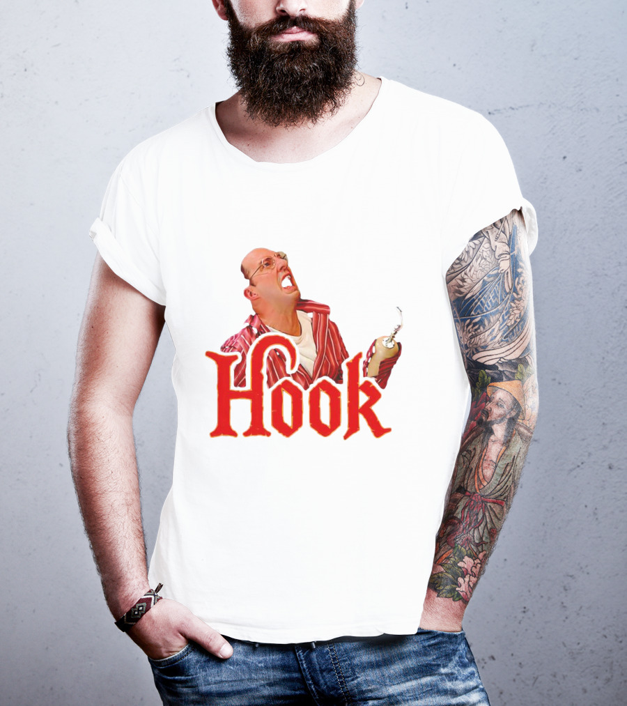 Buster Bluth Hook Screaming Red Striped T-Shirt