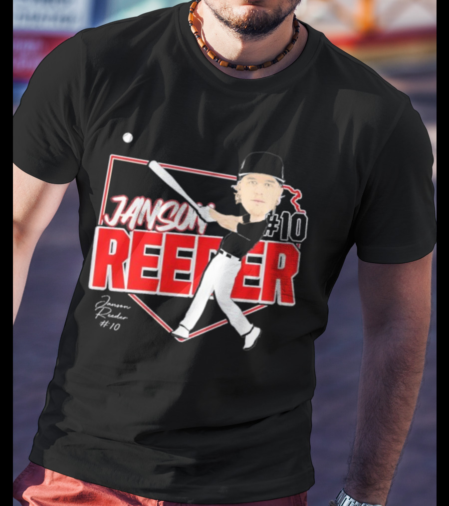 Janson Reeder #10 Baseball Player T-Shirt
