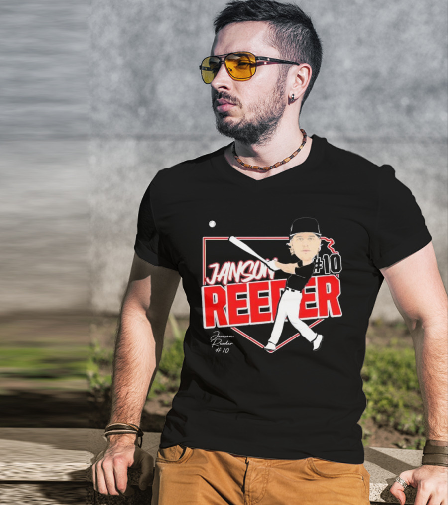 Janson Reeder #10 Baseball Player T-Shirt