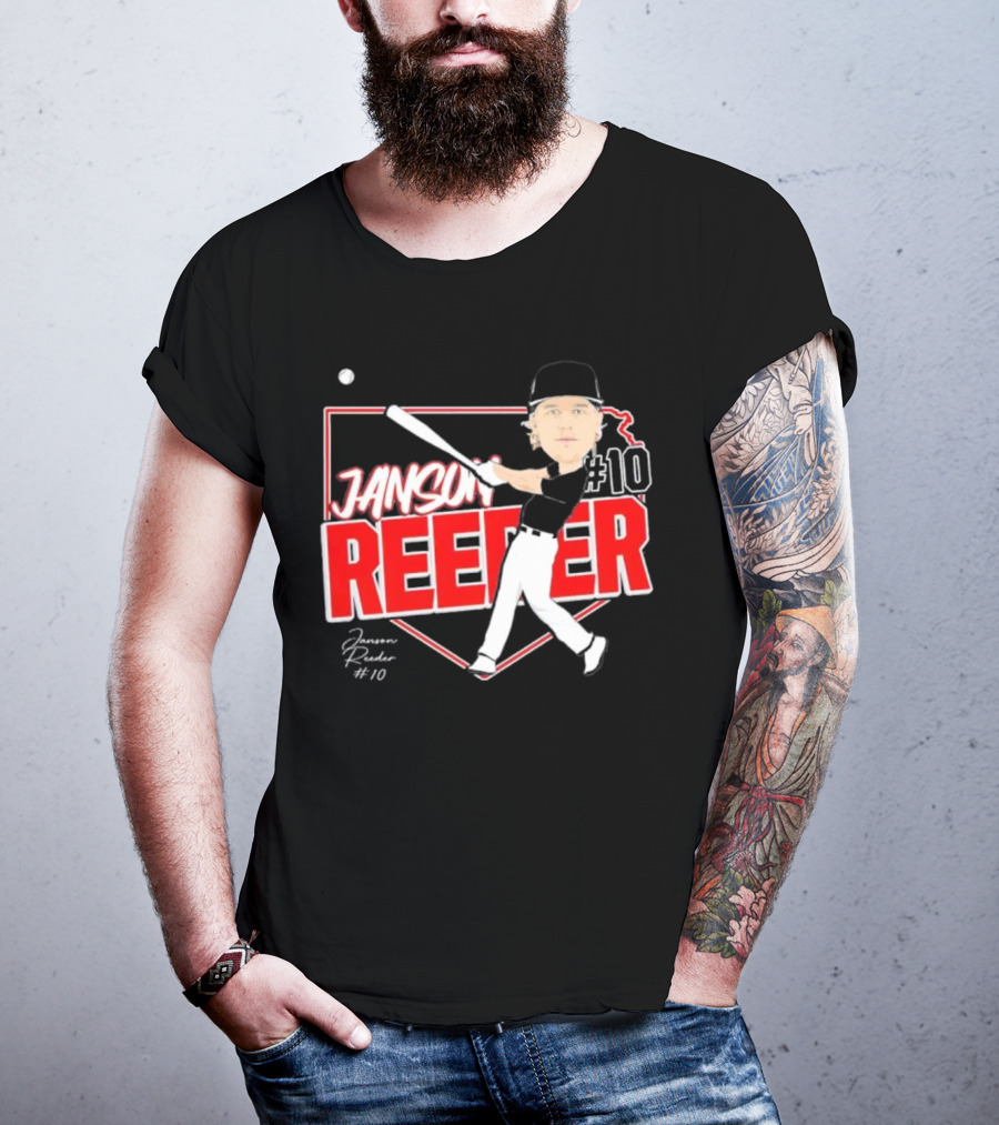 Janson Reeder #10 Baseball Player T-Shirt