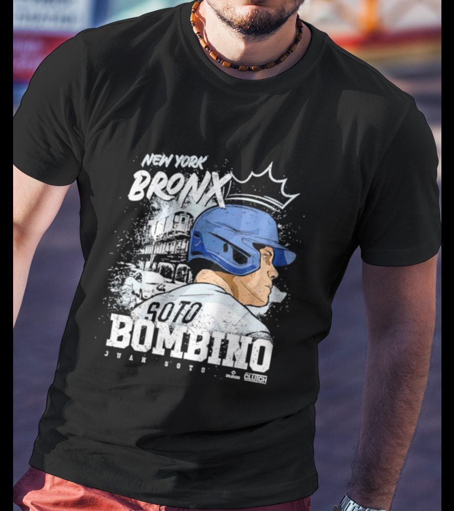 New York Bronx Soto Bombino Juan Soto Clutch Animated T-Shirt