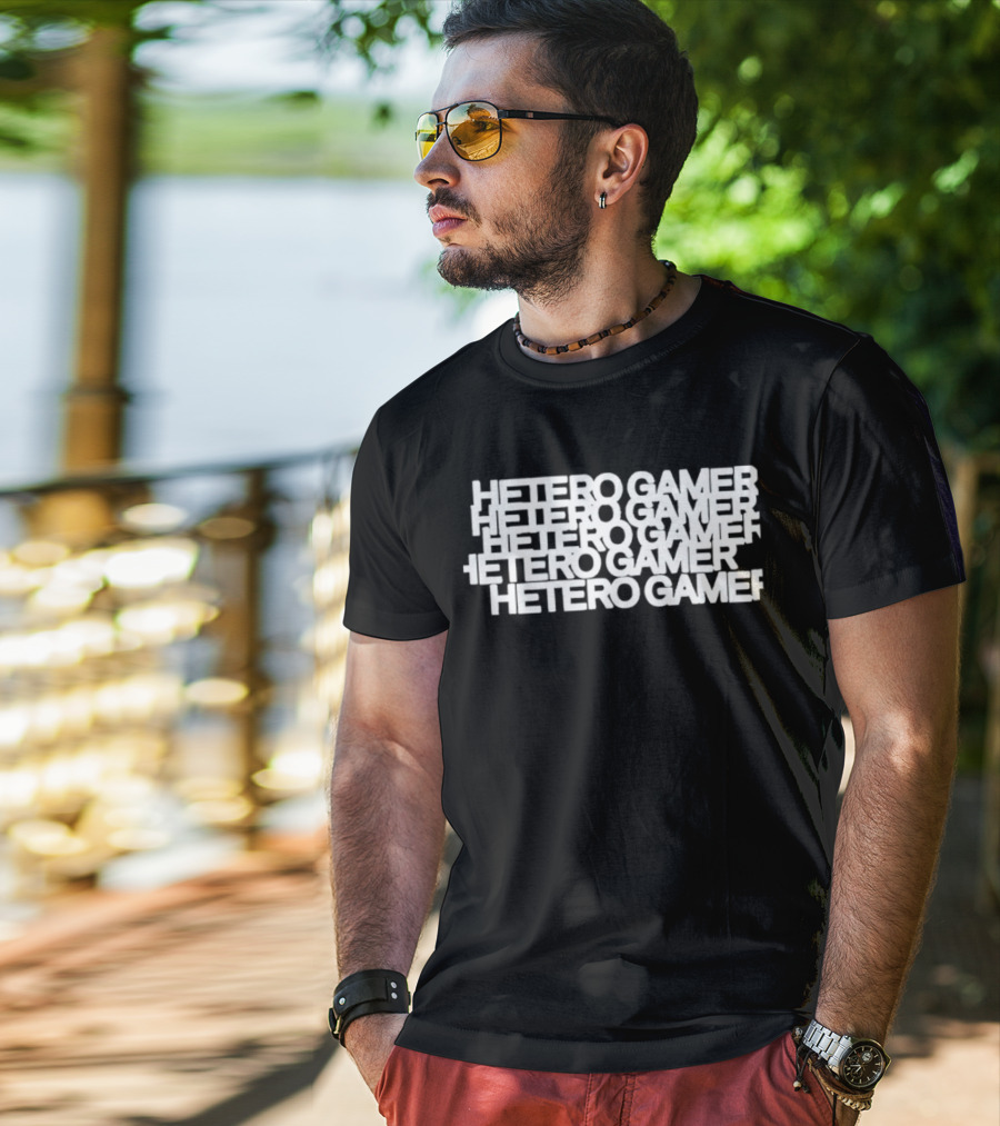 Hetero Gamer Layered T-Shirt