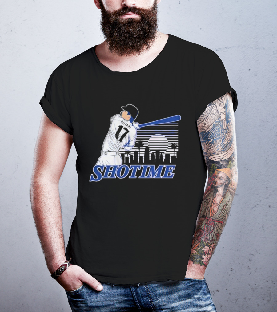 SHOHEI OHTANI SHOTIME 17 Skyline Batter T-Shirt