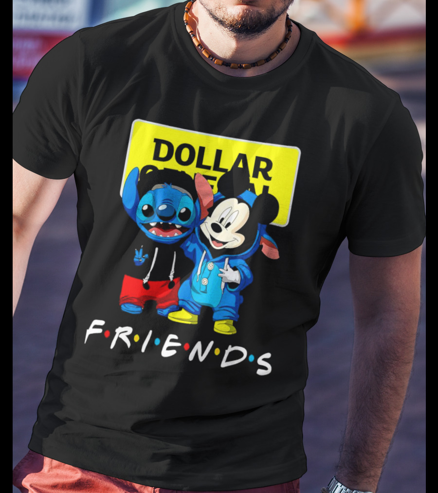 Stitch Mickey Friends Dollar General T-Shirt