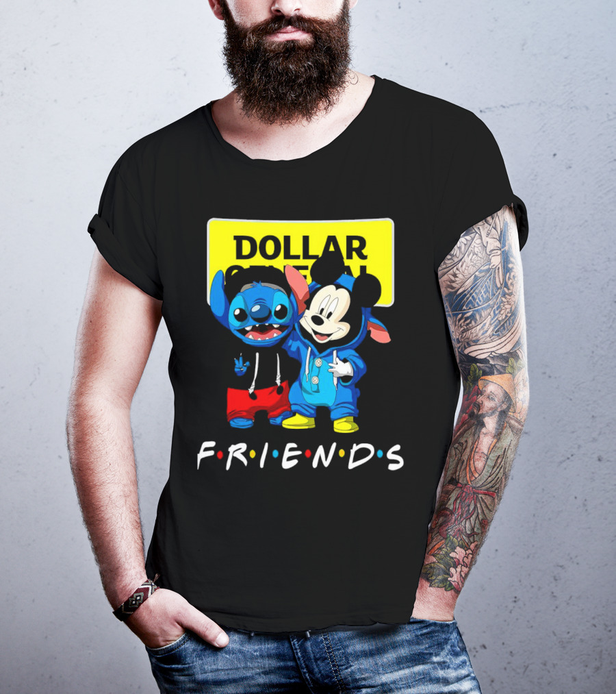 Stitch Mickey Friends Dollar General T-Shirt