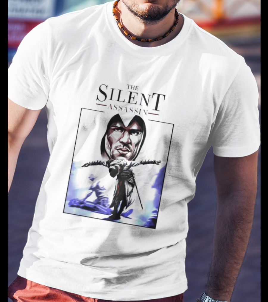 The Silent Assassin Hooded Warrior Embrace T-Shirt