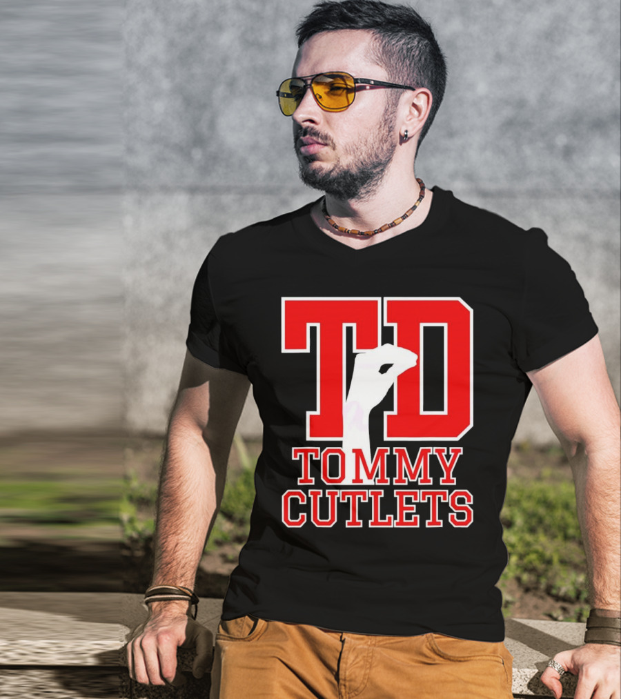 TD Tommy Cutlets Finger Pinch Gesture T-Shirt