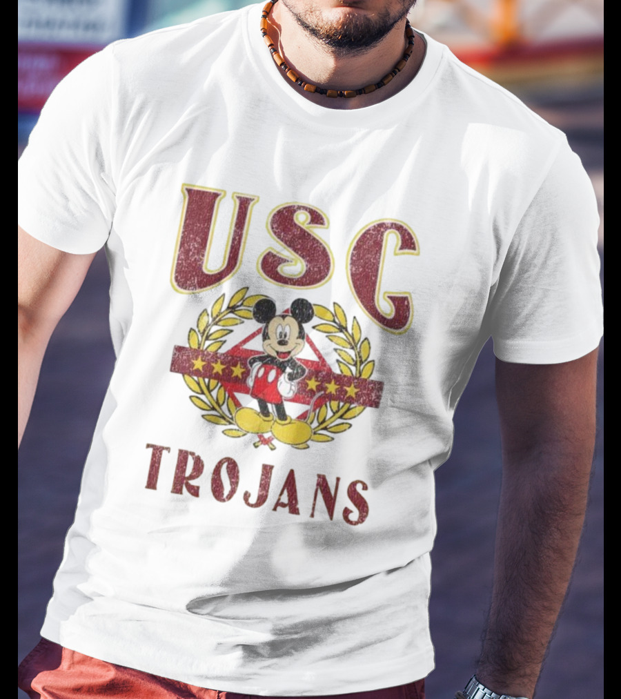 USC Trojans Disney Mickey Mouse T-Shirt