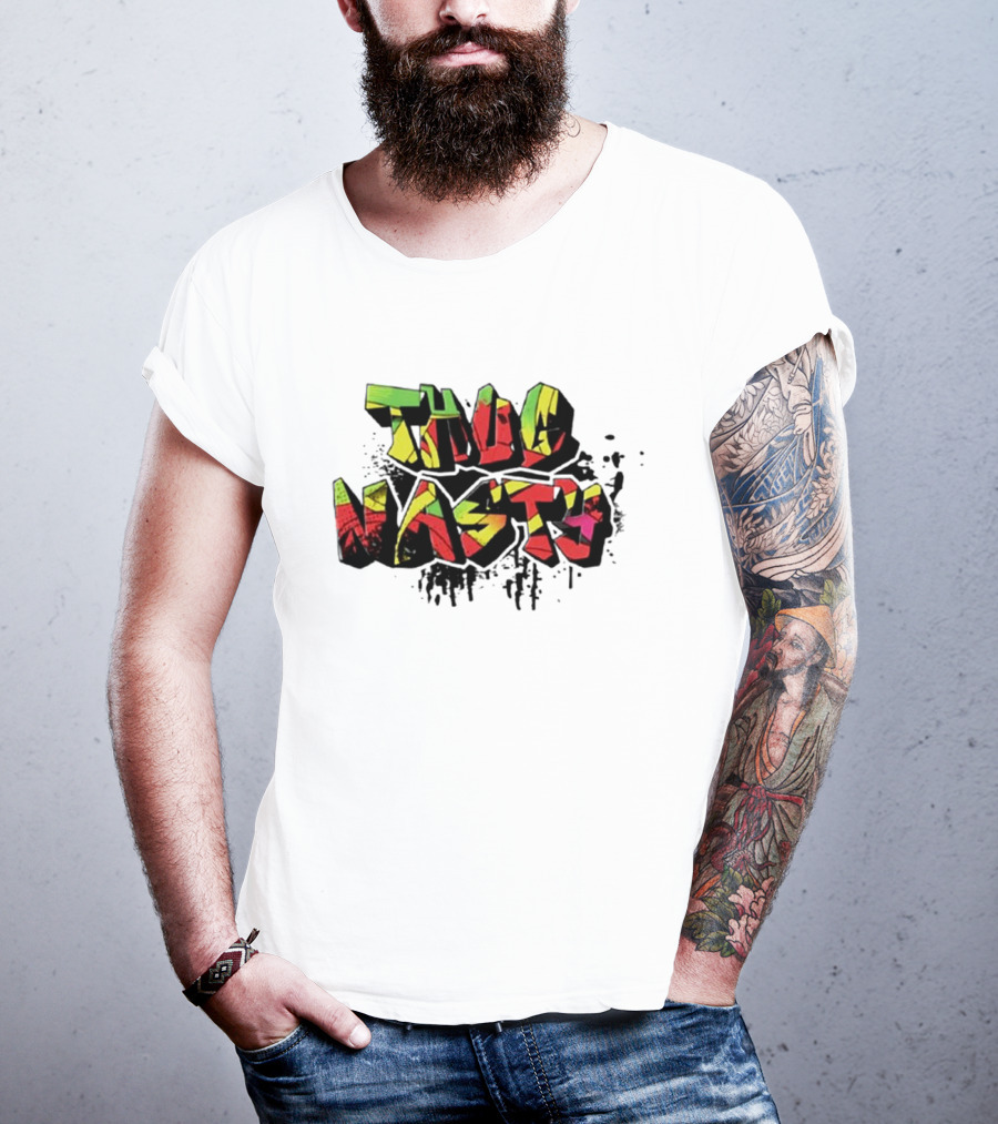 Bryce Mitchell Thug Nasty Bold Graffiti T-Shirt