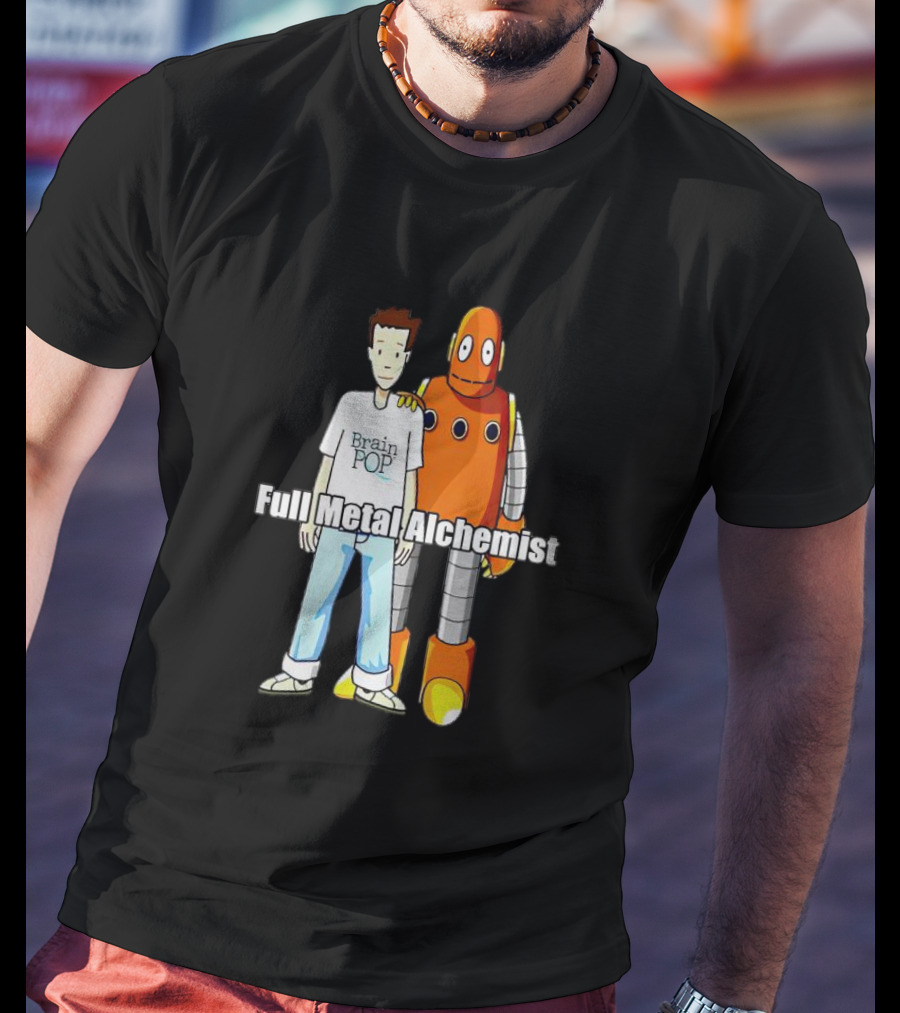 BrainPOP Fullmetal Alchemist Brotherhood Crossover Featuring Tim And Moby T-Shirt