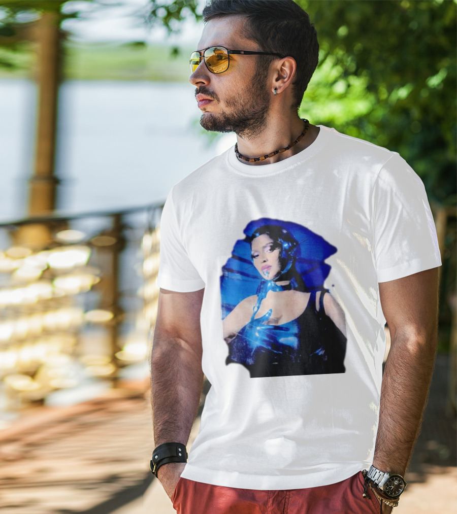 Robo Beyonce Futuristic Cyborg Aesthetic T-Shirt