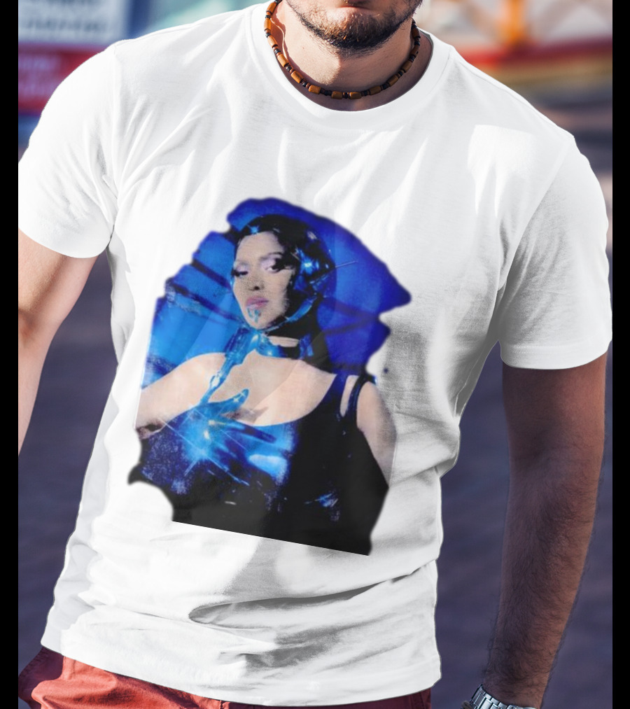 Robo Beyonce Futuristic Cyborg Aesthetic T-Shirt