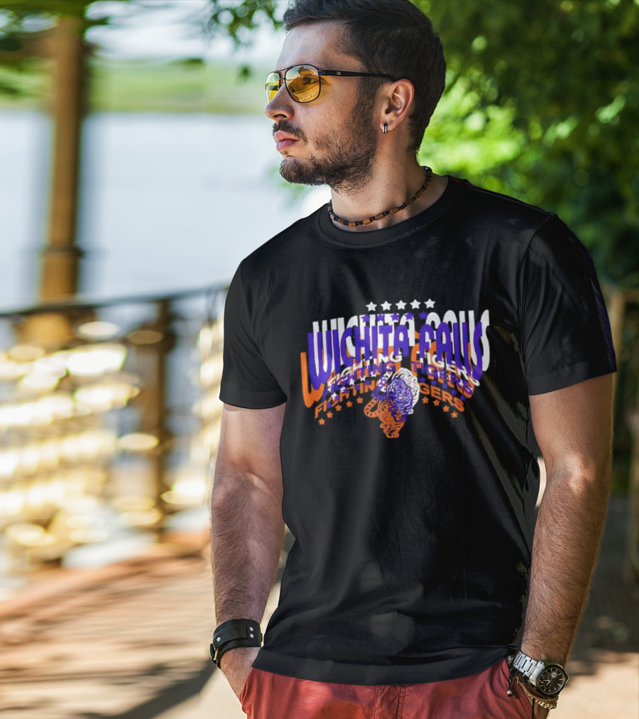 Wichita Falls Fighting Tigers Stars T-Shirt