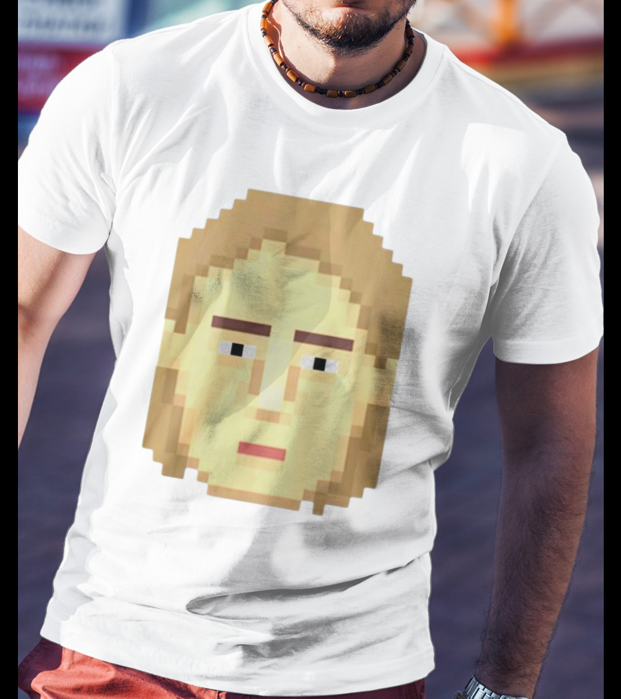 Dadi Freyr Pixel Art 8 Bit Style Face T-Shirt