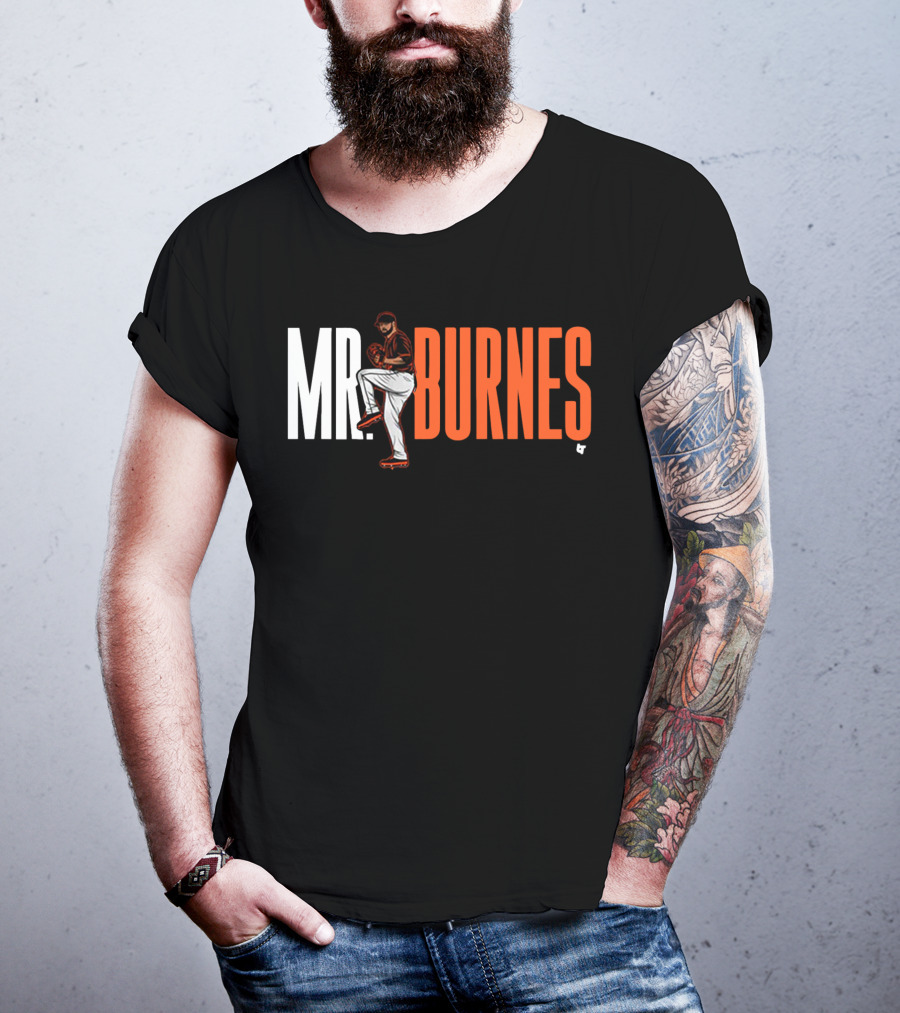 MR. BURNES Corbin Burnes Baseball Player T-Shirt